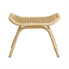 Sika-Design Monet fodskammel -  Antik - naturligt rattan.